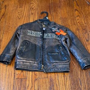 Boys Harley Davidson Leather Jacket